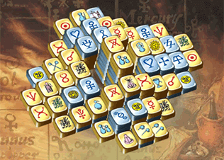 Play Mahjongg Alchemy online on GamesGames